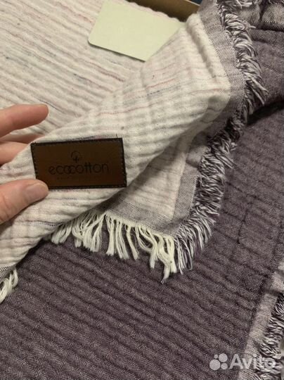 Детские и взрослые, плед муслиновый 4 слойный