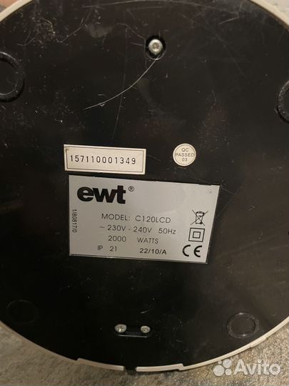 Обогреватель EWT C120LCD