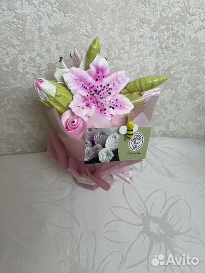 Сладкие букеты из зефира