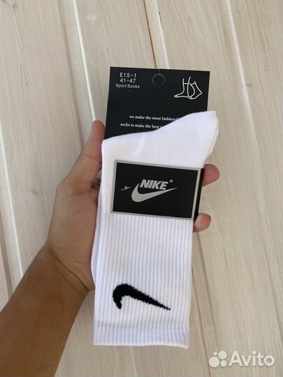 Носки nike высокие