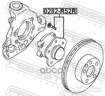 Ступица задняя nissan pathfinder R52 2012- 0282