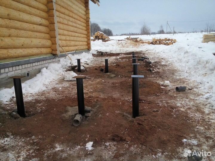 Винтовые сваи, геошурупы под ключ