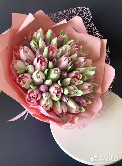 Сладкий букет из зефира