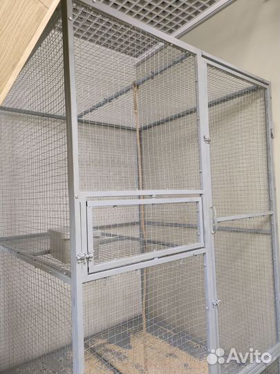 Вольер для птиц попугая