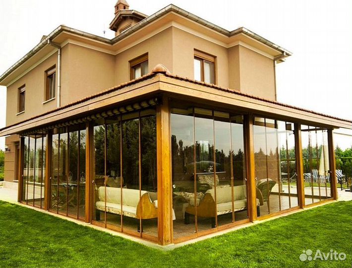 Безрамное остекление