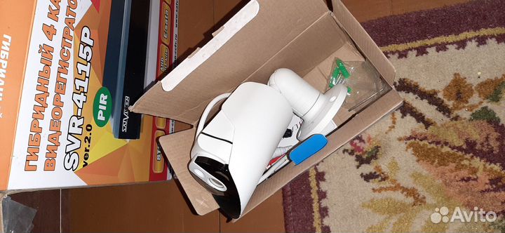 Комплект видеонаблюдения 4 камеры