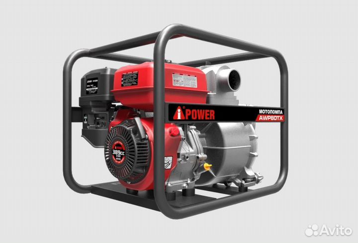 Мотопомпа бензиновая A-iPower AWP80tх