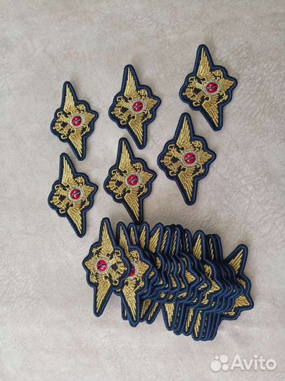 Нашивки шевроны орёл полиция