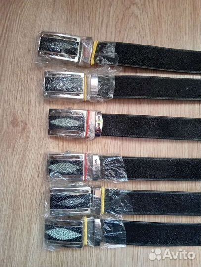 Ремень из кожи морского ската