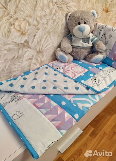 Детское лоскутное одеяло 