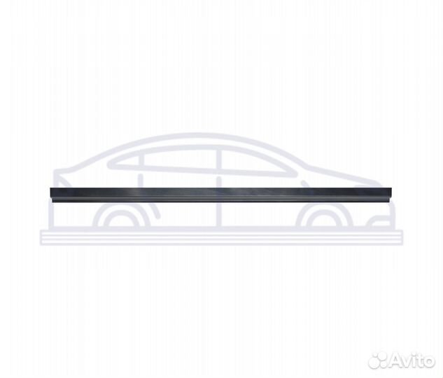 Кузовные пороги Hyundai Tucson 1 усилитель