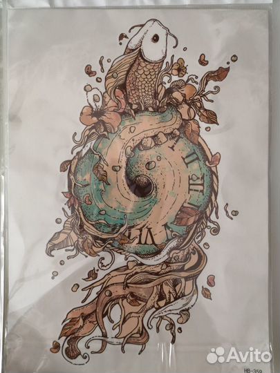 Временные тату 6 шт