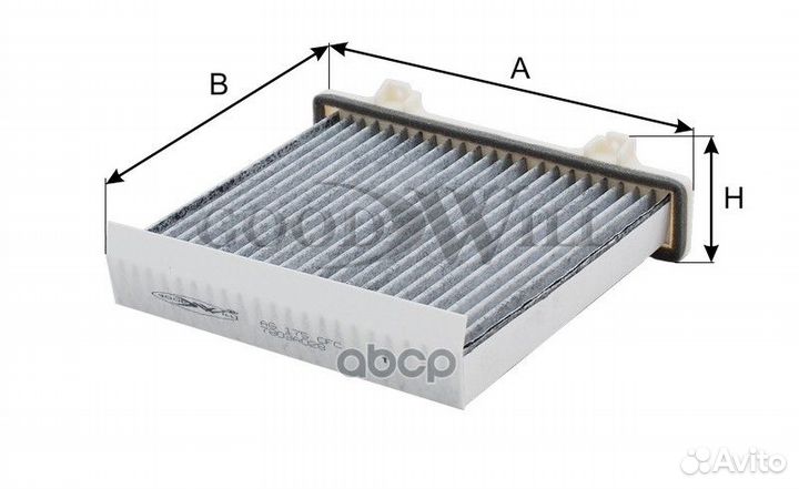 Фильтр салона угольный Mitsubishi Pajero IV