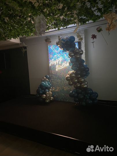 Фотозона из паеток