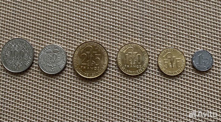 Монеты банка стран Западной Африки