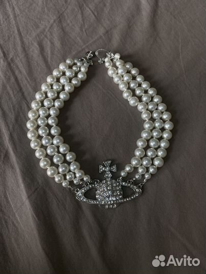 Vivienne westwood тройной чокер