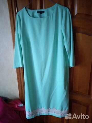 Платье мятного цвета