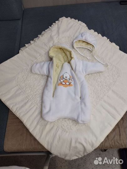 Конверт комплект на выписку зимний