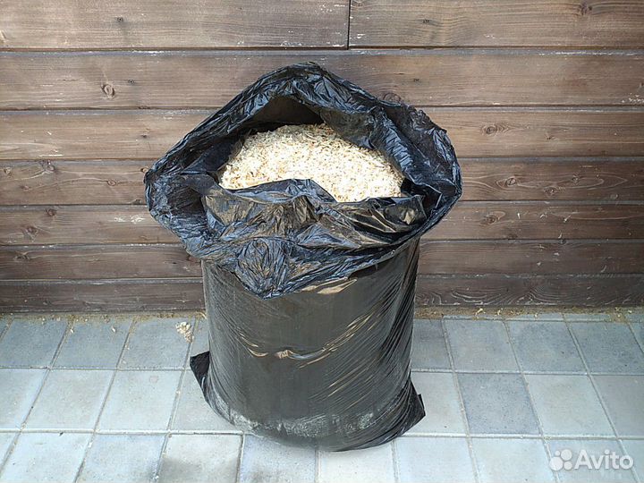 Опилки и стружка в мешках 160 л