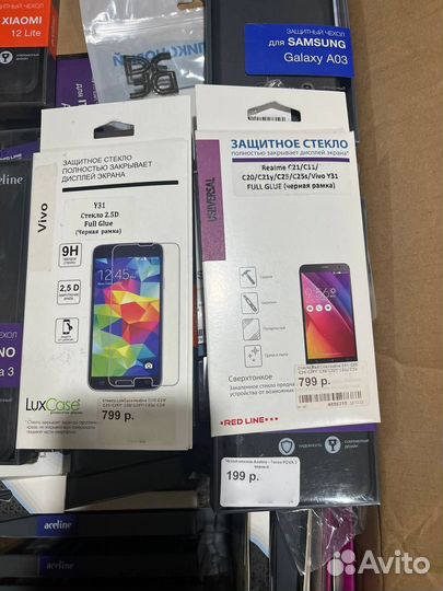 Чехлы и защитные стекла на телефоны оптом