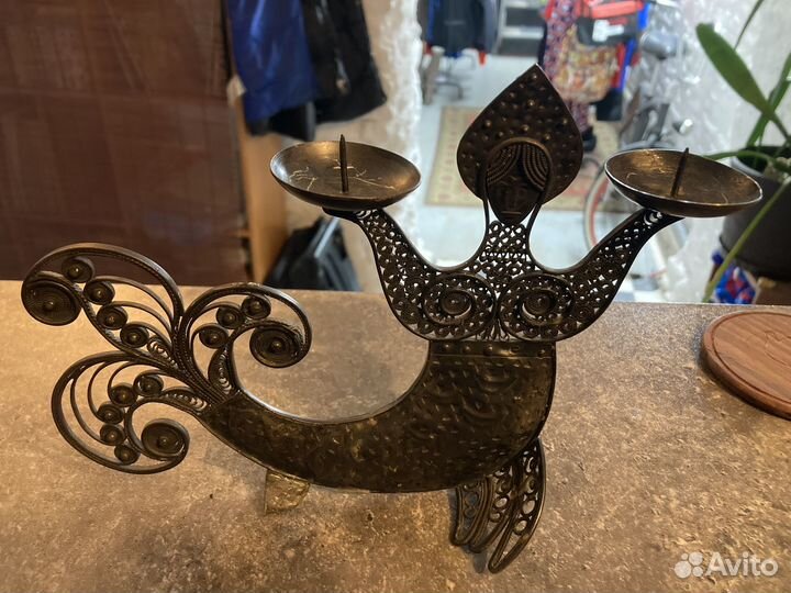 Подсвечник русалка в кокошнике