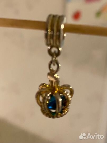 Подвеска для браслета корона