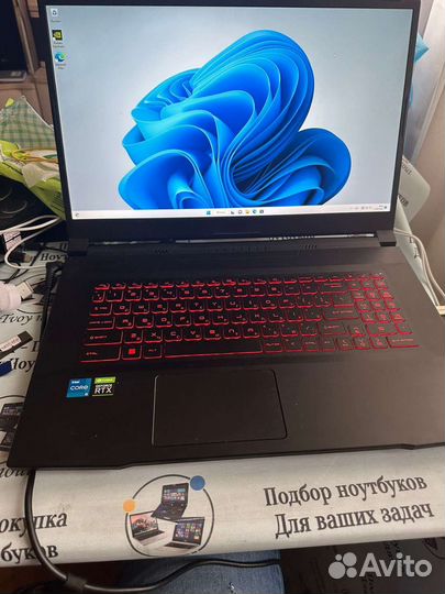 MSI GF76 Katana RTX3060 6gb, 16gb ram