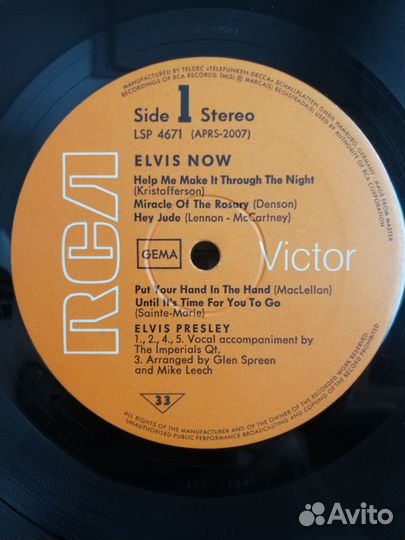 Пластинки Elvis Presley / 2 LP