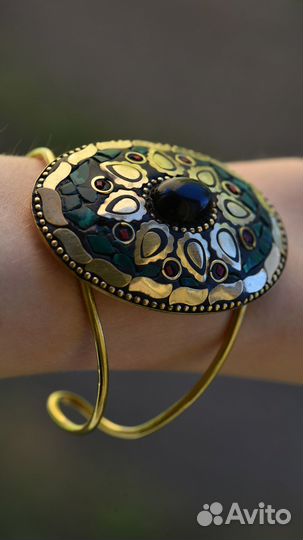 Браслет ретро тибет непал бохо хиппи камень