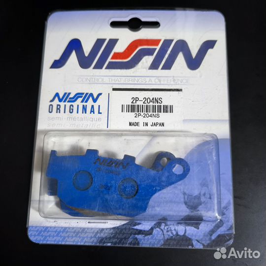 Колодки тормозные Nissin 204NS