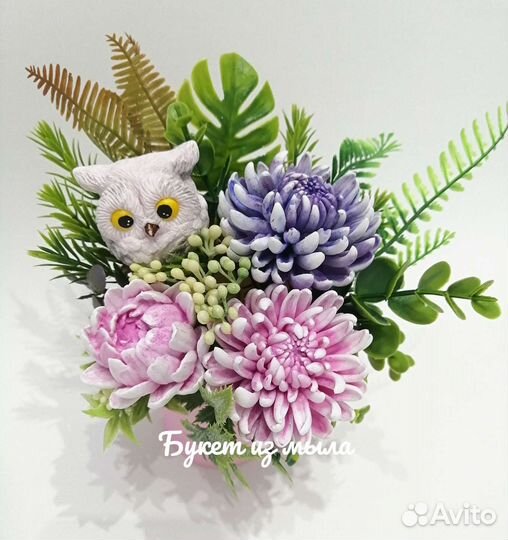 Букет из мыла ручной работы