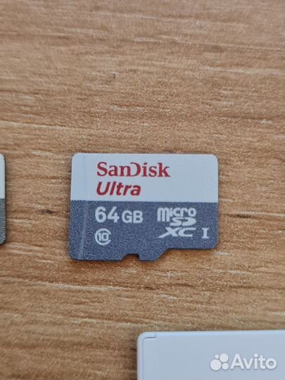 Карты памяти MicroSD 64Гб