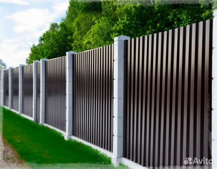 Забор из профлиста