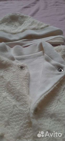 Конверт на выписку зимний + комбинезон с шапочкой