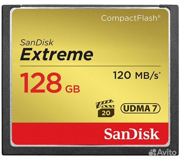 Карта памяти SanDisk CompactFlash Extreme (120/60M