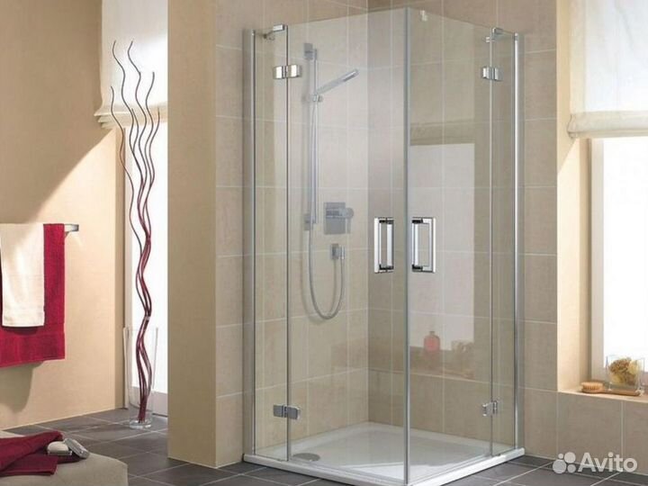 Стеклянные душевые для ванной