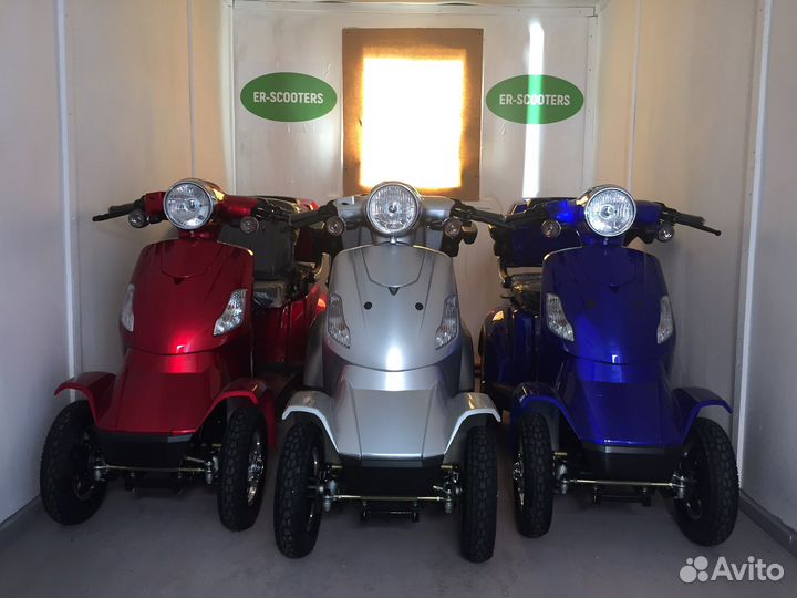 Мобильный двухместный электроскутер ER