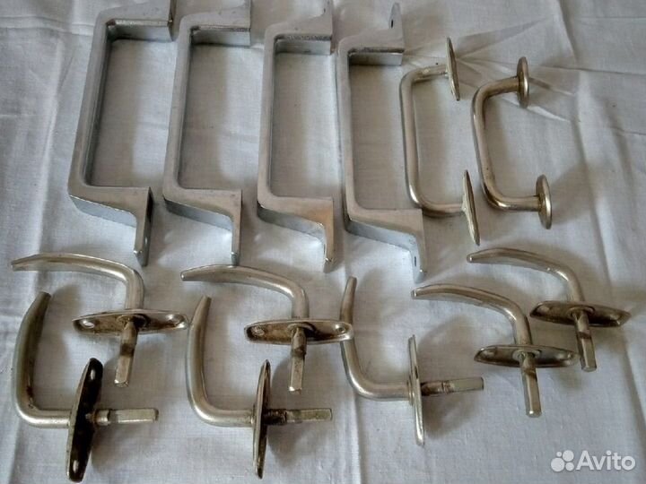 Ручки дверные новые алюминий СССР