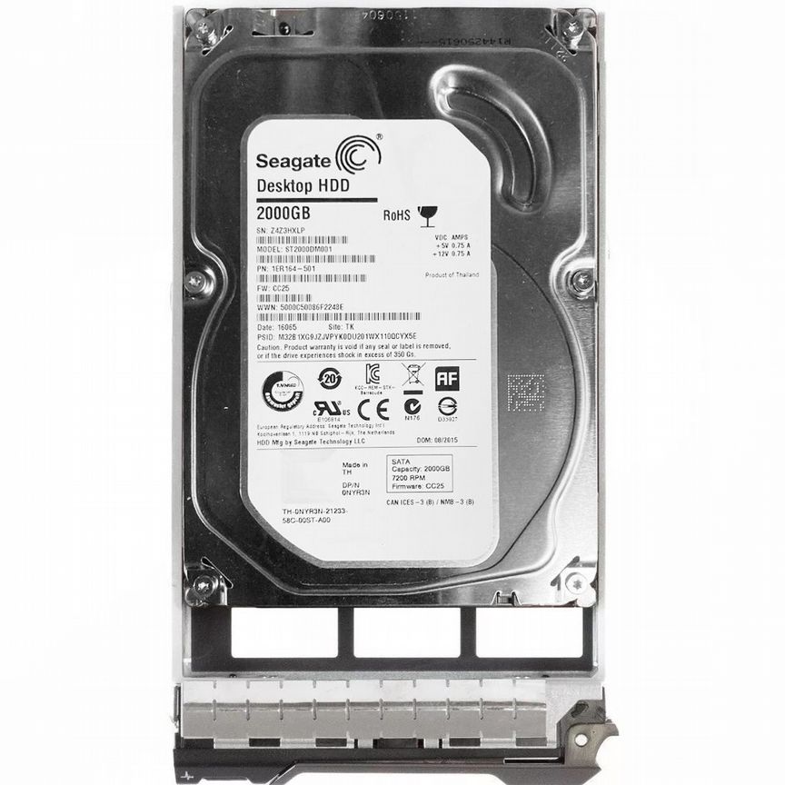 [NYR3N] Жесткий Диск Dell 2tb 7200 Sata3 3.5" Hdd Nyr3n