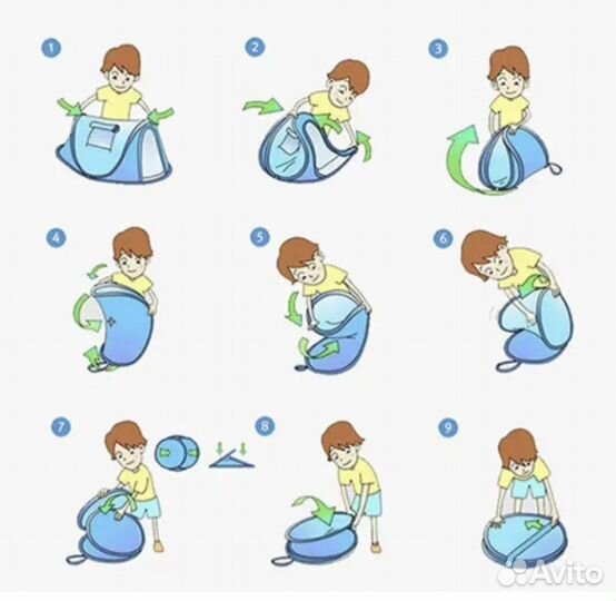 Палатка туристическая 4 местная автоматическая