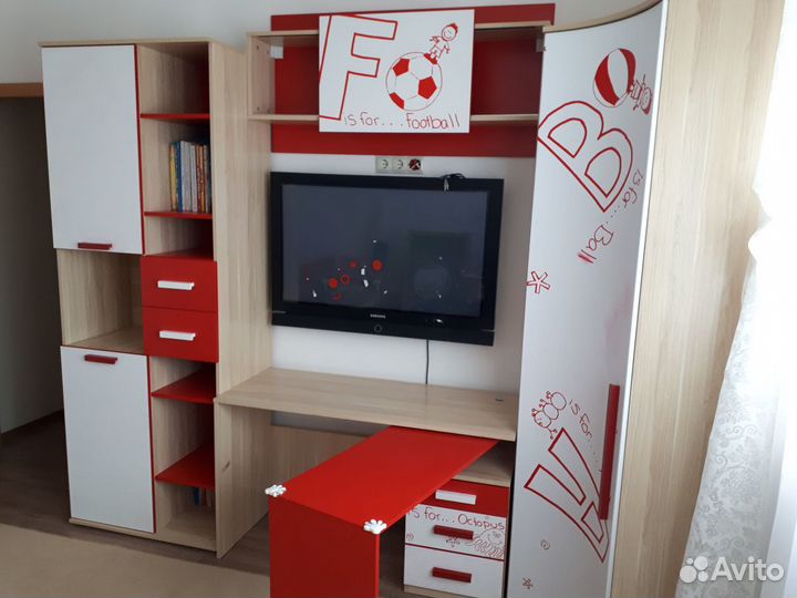 Детская Алфавит шкаф угловой фабрика трия