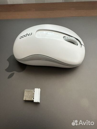 Беспроводная мышь белая rapoo