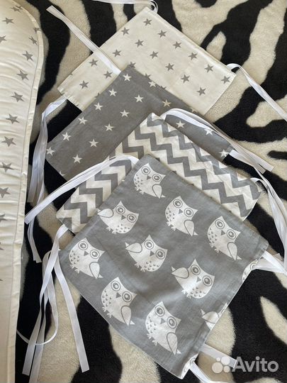 Бортики подушки и кокон