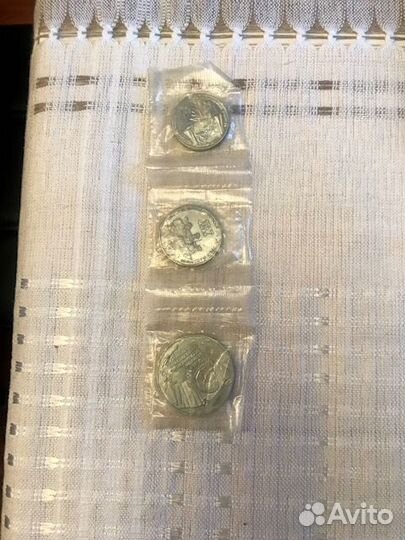 Набор юбилейных монет в честь 70-летия Октября