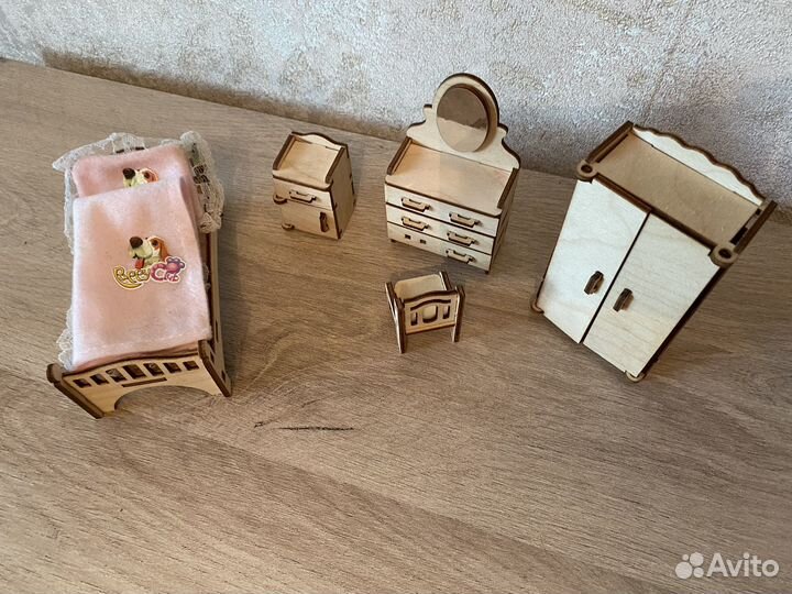 Деревянные игрушки для кукол