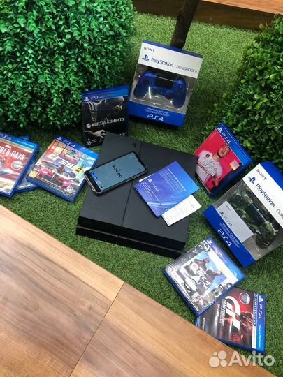 Sony playstation 4 slim 1TB-памяти +700игр