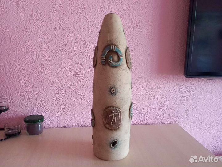 Ваза керамическая для сухоцветов 42 см