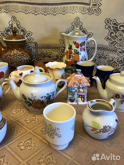 Чайники, сахарницы бу