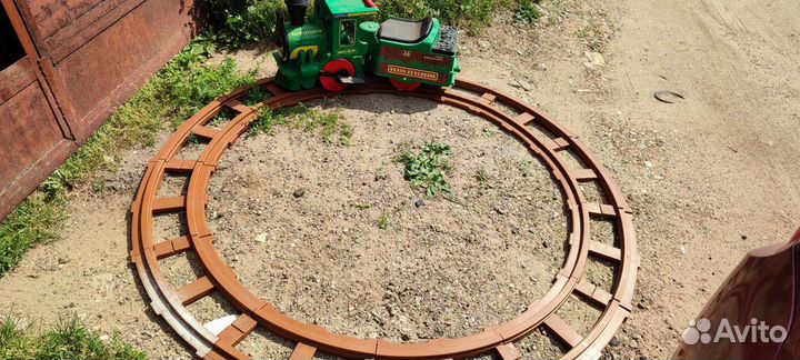 Санкционный из Италии паровозик на аккумуляторе