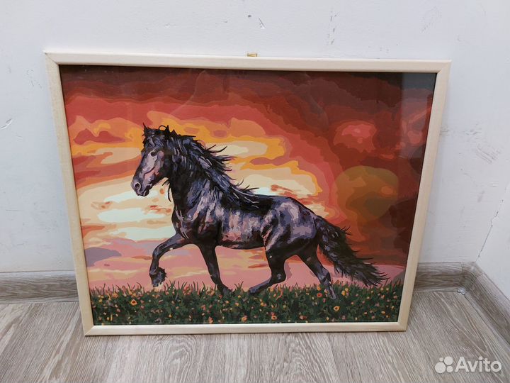 Готовая картина по номерам